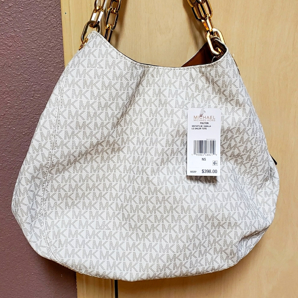 MICHAEL KORS LARGE FULTON TOTE NWT